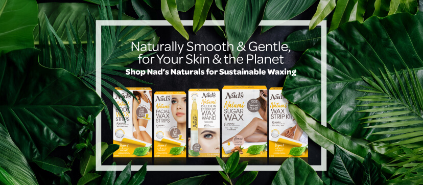 Earth Day Nad's Natural Hair Removal Products | Sustainable Waxing