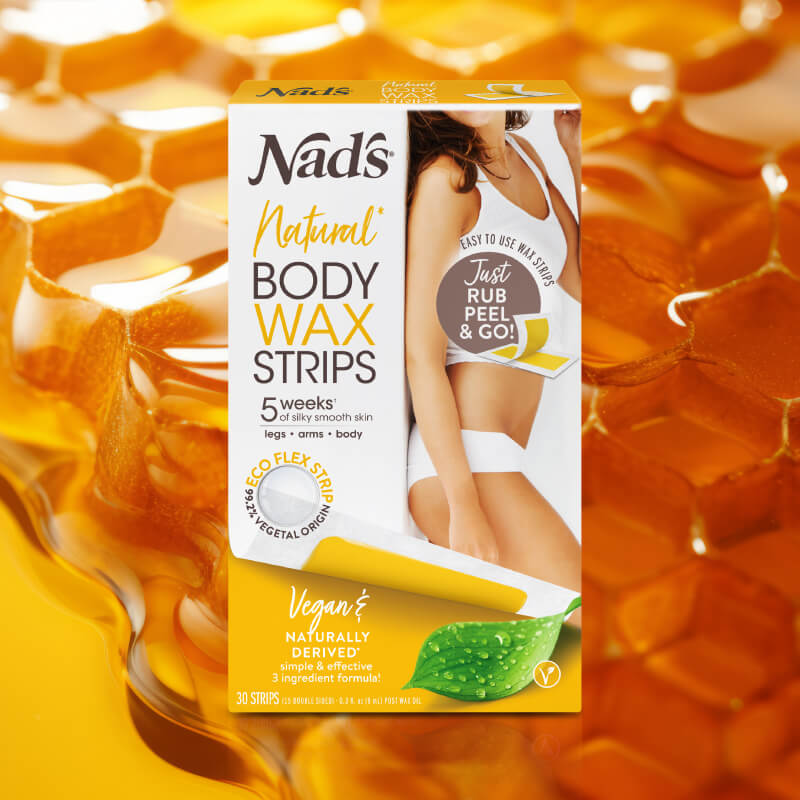 Sustainable Beauty: Eco-friendly Nad's Natural Hair Removal Body Wax Strips | Earth Day Sustainable Beauty: Eco-friendly Nad's Natural Body Wax Strips | Earth Day