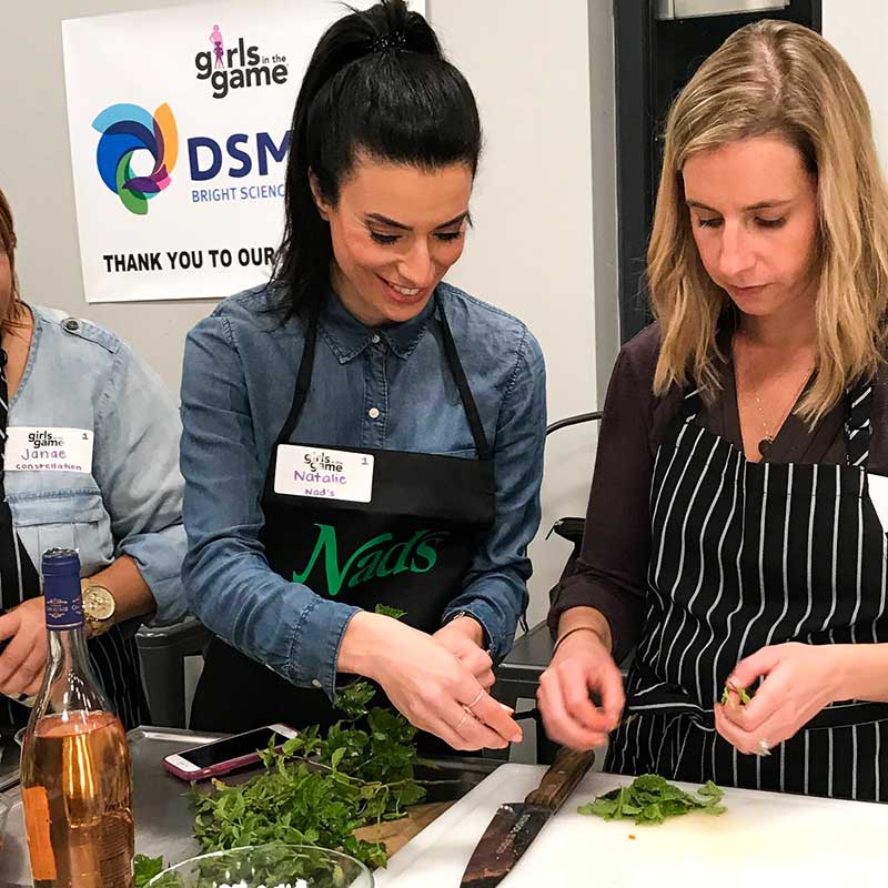 Team Nad's | Girls in the Game - Women Empowerment | Natalie Ismiel Cooking Team Nad's | Girls in the Game - Women Empowerment | Natalie Ismiel Cooking