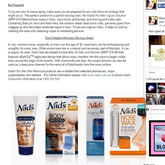 Hair Removal Tips for Men - Pg 2