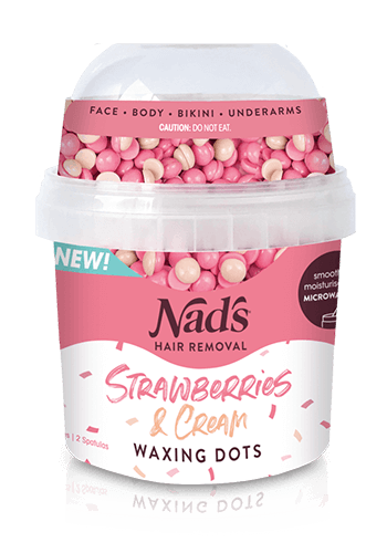 Nads Hair Removal Strawberries and Cream Waxing Dots